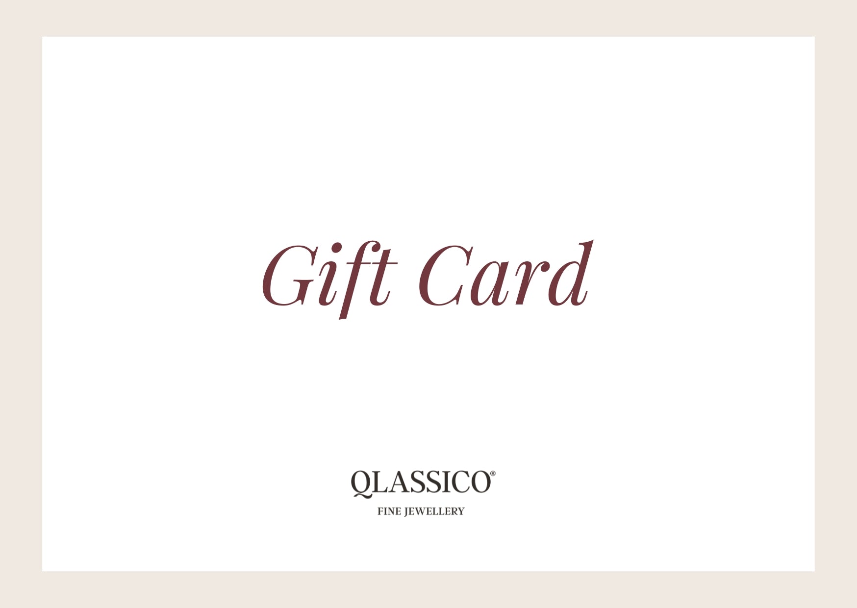 Qlassico Gift Card